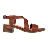 SANDALIAS STYLO MUJER E407 SIMIPIEL CAFÉ