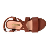 SANDALIAS STYLO MUJER E407 SIMIPIEL CAFÉ