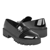 MOCASINES MUJER STYLO CF-1966 CHAROL NEGRO