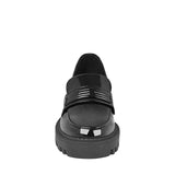 MOCASINES MUJER STYLO CF-1966 CHAROL NEGRO