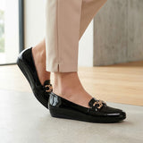 ZAPATOS STYLO MUJER J337 CHAROL NEGRO