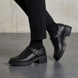 ZAPATOS CASUALES MUJER STYLO 307 SIMIPIEL NEGRO