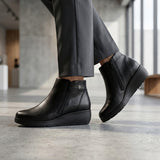 BOTINES STYLO MUJER 353 SIMIPIEL NEGRO