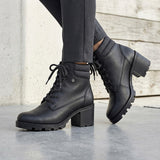 BOTINES STYLO MUJER 107 SIMIPIEL NEGRO