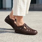 HUARACHES STYLO MUJER 5034 PIEL CAFÉ