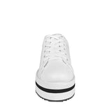 TENIS CASUALES PARA DAMA STYLO 8271 SIMIPIEL BLANCO