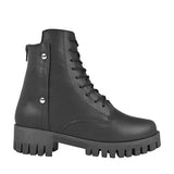 BOTINES CASUALES PARA DAMA STYLO 7302 SIMIPIEL NEGRO