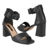 SANDALIAS DAMA STYLO 8010 SIMIPIEL NEGRO