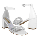 SANDALIAS DAMA STYLO 8028 SIMIPIEL BLANCO