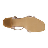 SANDALIAS DAMA STYLO 8026 TEXTIL BEIGE