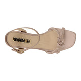 SANDALIAS DAMA STYLO 8026 TEXTIL BEIGE