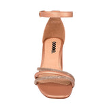 SANDALIAS DE FIESTA STYLO MUJER 8038 SIMIPIEL ORO ROSADO