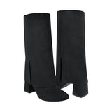 BOTAS DAMA STYLO 4505 SUEDE NEGRO