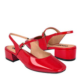 ZAPATOS DAMA STYLO 8550 CHAROL ROJO