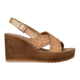 SANDALIAS STYLO MUJER 6302 TEXTIL ORO