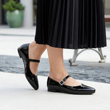 ZAPATOS STYLO MUJER 2845 CHAROL NEGRO