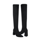 BOTAS STYLO MUJER 4516 SUEDE NEGRO