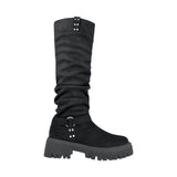 BOTAS STYLO MUJER 4511 SUEDE NEGRO