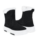 BOTINES INVIERNO STYLO MUJER 9812 SUEDE NEGRO