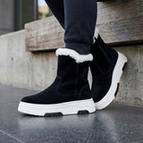 BOTINES INVIERNO STYLO MUJER 9812 SUEDE NEGRO