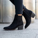 BOTINES STYLO MUJER 5681 SUEDE NEGRO