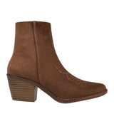 BOTINES STYLO MUJER 5683 SUEDE CAFÉ