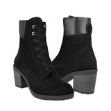 BOTINES STYLO MUJER 5102 SUEDE NEGRO