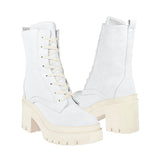 BOTINES STYLO MUJER 9716 SIMIPIEL BLANCO