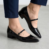 ZAPATOS STYLO MUJER 8401 CHAROL NEGRO