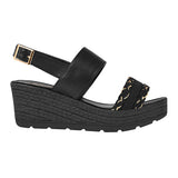 SANDALIAS MUJER STYLO 6201 SIMIPIEL NEGRO