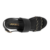 SANDALIAS MUJER STYLO 6201 SIMIPIEL NEGRO