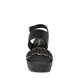SANDALIAS MUJER STYLO 6201 SIMIPIEL NEGRO