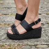 SANDALIAS MUJER STYLO 6201 SIMIPIEL NEGRO