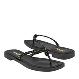 SANDALIAS STYLO MUJER 6590 TEXTIL NEGRO