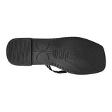 SANDALIAS STYLO MUJER 6590 TEXTIL NEGRO