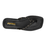 SANDALIAS STYLO MUJER 6590 TEXTIL NEGRO