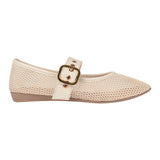 ZAPATOS STYLO MUJER 2405 TEXTIL BEIGE