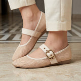 ZAPATOS STYLO MUJER 2405 TEXTIL BEIGE