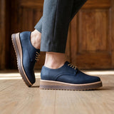 MOCASINES CASUALES STYLO MUJER 3670 SIMIPIEL AZUL