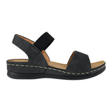 SANDALIAS DAMA COMFORT FIT 24129 SIMIPIEL NEGRO