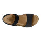 SANDALIAS DAMA COMFORT FIT 24129 SIMIPIEL NEGRO
