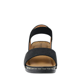 SANDALIAS DAMA COMFORT FIT 24129 SIMIPIEL NEGRO