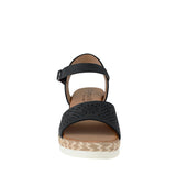 SANDALIAS DAMA COMFORT FIT 24125 SIMIPIEL NEGRO