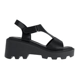SANDALIAS DAMA FUROR 24075 SIMIPIEL NEGRO