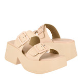 SANDALIAS FUROR MUJER 26124 SINTÉTICO BEIGE