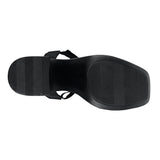 SANDALIAS DAMA FUROR 26091 TEXTIL NEGRO