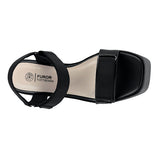 SANDALIAS DAMA FUROR 26091 TEXTIL NEGRO
