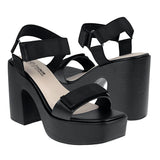 SANDALIAS DAMA FUROR 26091 TEXTIL NEGRO