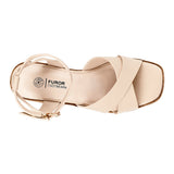 SANDALIAS FUROR MUJER 26096 SIMIPIEL BEIGE