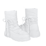 BOTINES DE INVIERNO DAMA STYLO 26445 TEXTIL BLANCO